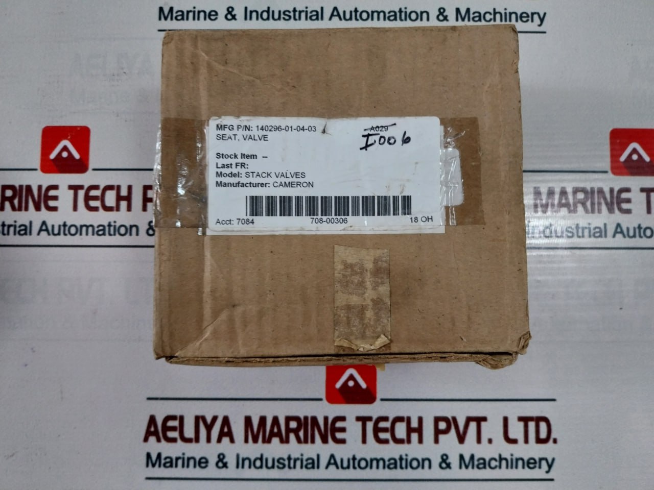 Cameron 140296-01-04-03 Stack Seat Valve