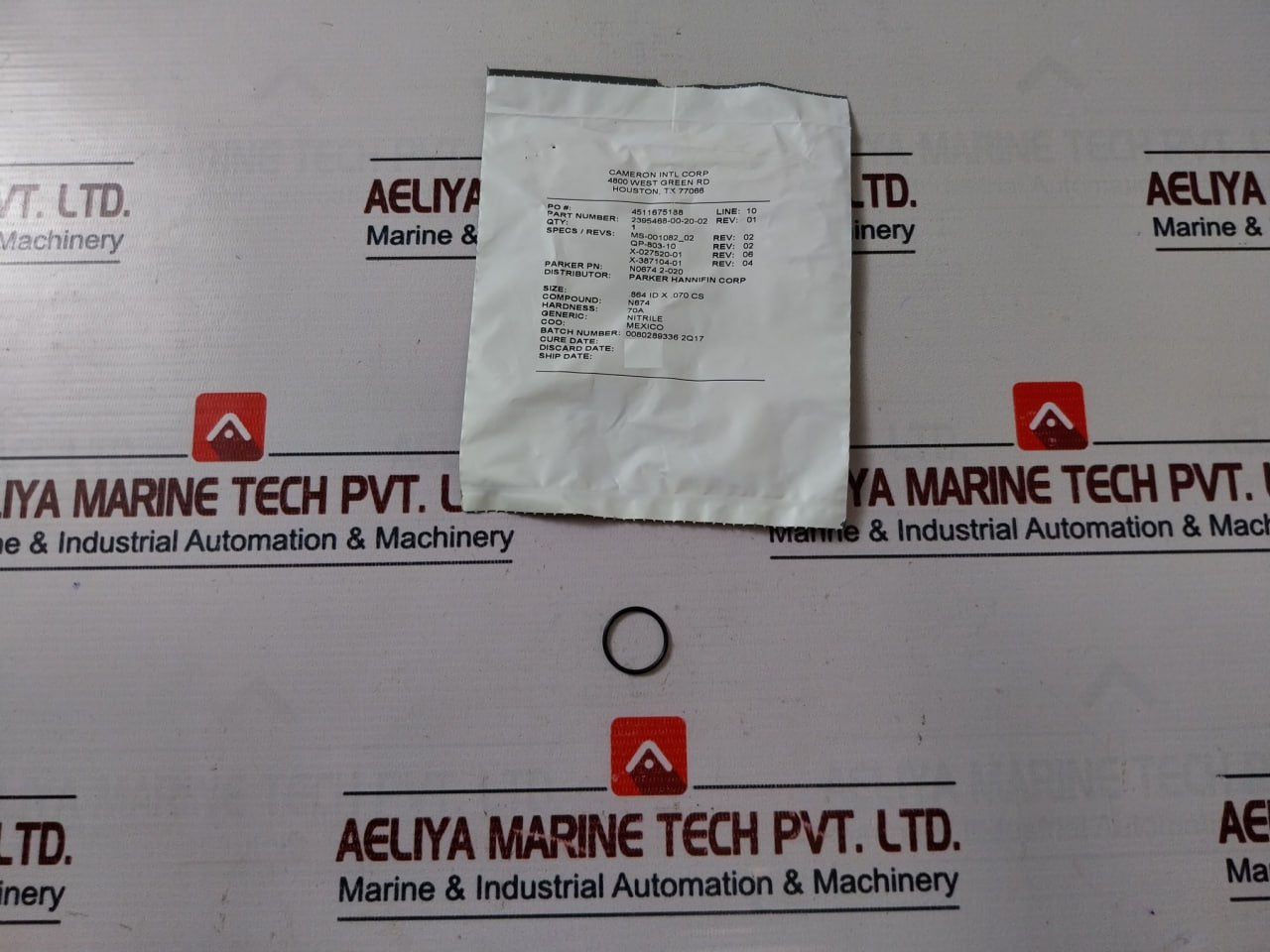 Cameron 2020810-01-88 Coil Section Seal Repair Kit 2232325-01