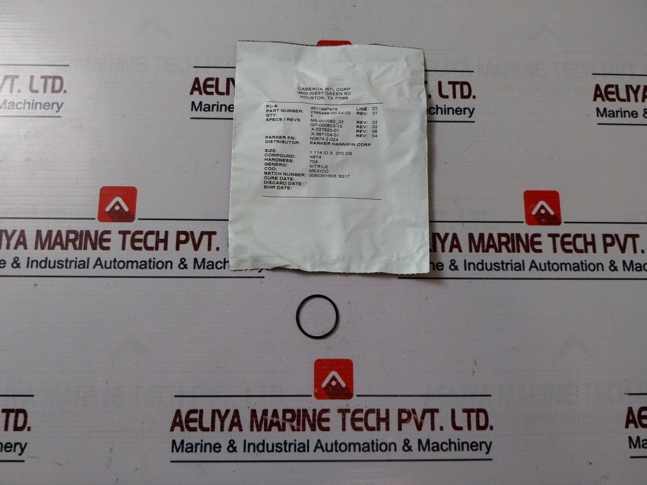 Cameron 2020810-01-88 Coil Section Seal Repair Kit 2232325-01