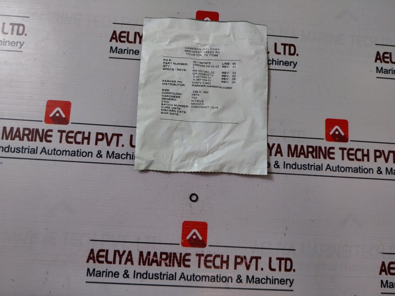 Cameron 2020810-01-88 Coil Section Seal Repair Kit 2232325-01