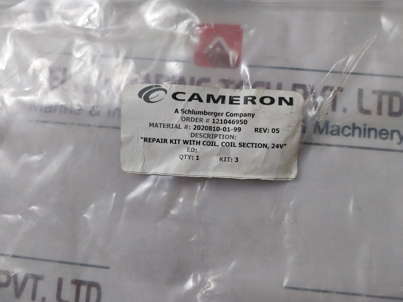 Cameron 2020810-01-88 Coil Section Seal Repair Kit 2232325-01