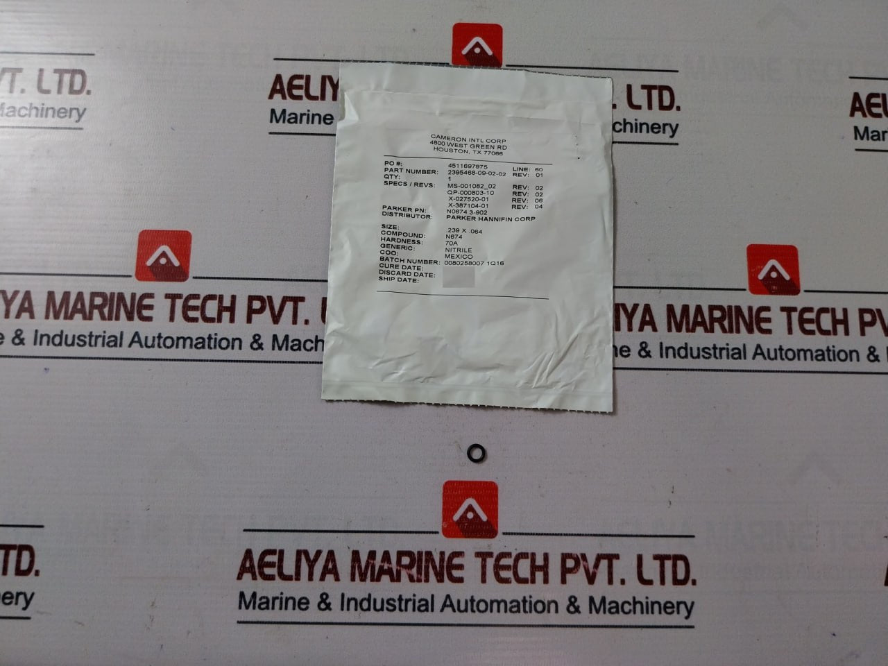 Cameron 2020810-01-88 Coil Section Seal Repair Kit 2232325-01