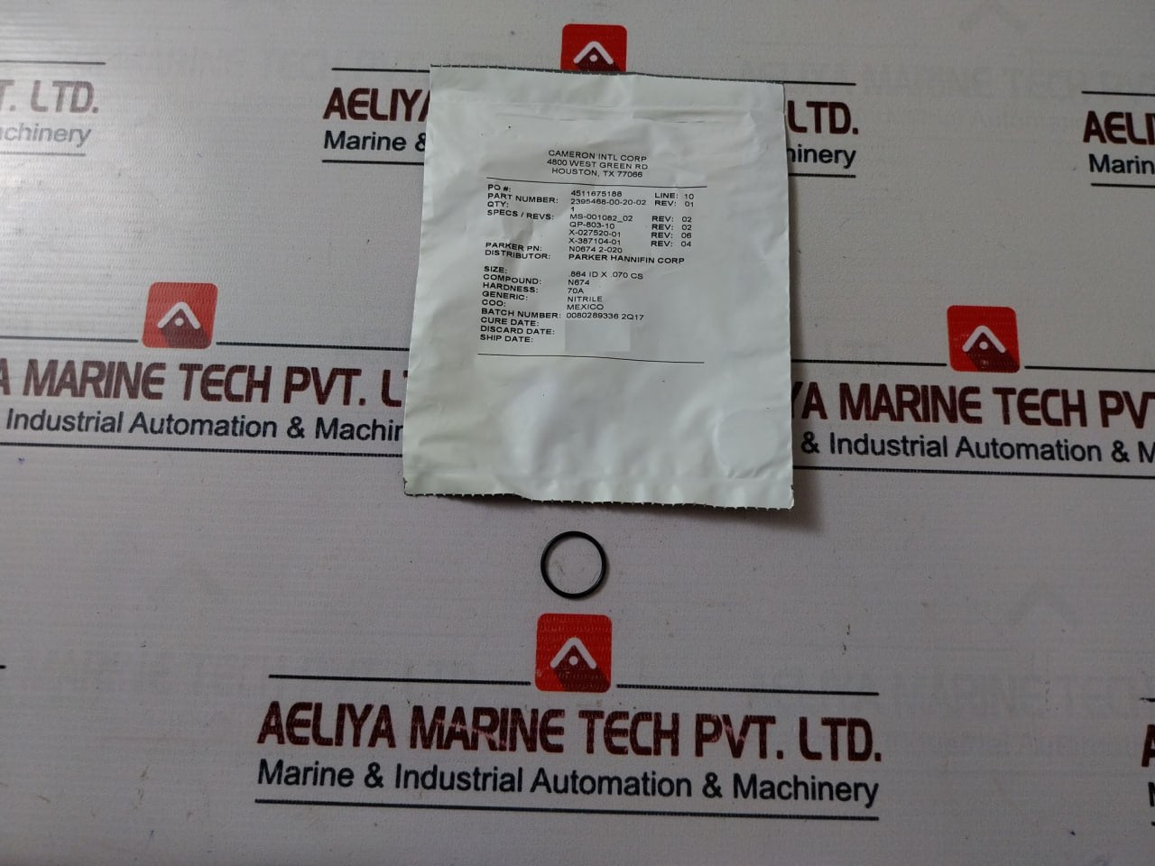 Cameron 2020810-01-88 Coil Section Seal Repair Kit 2232325-01