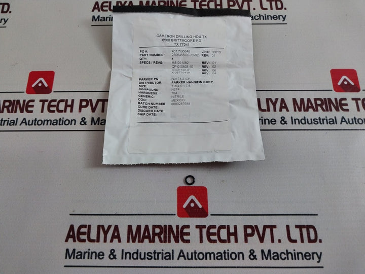 Cameron 2020810-01-99 Coil Section Seal Repair Kit With Solenoid Valve