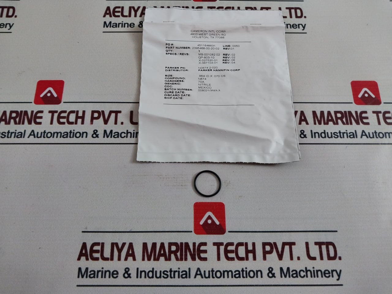 Cameron 2020810-01-99 Coil Section Seal Repair Kit With Solenoid Valve