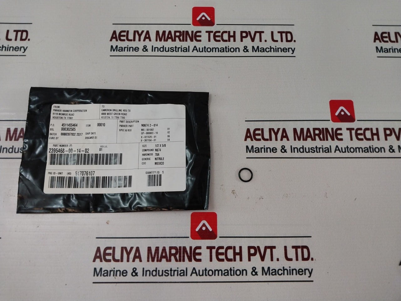 Cameron 2020810-01-99 Solenoid Valve With Coil, Section Seal Repair Kit