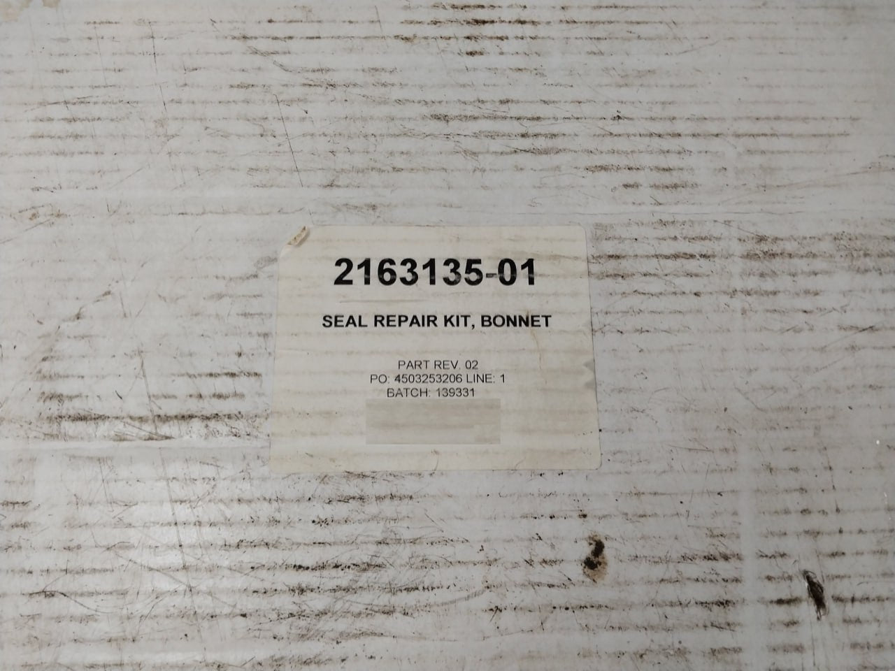 Cameron 2163135-01 Bonnets Seal Repair Kit C143-644356-02 Rev 02