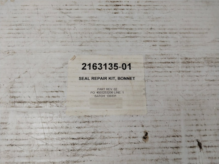 Cameron 2163135-01 Bonnets Seal Repair Kit C143-644356-02 Rev 02