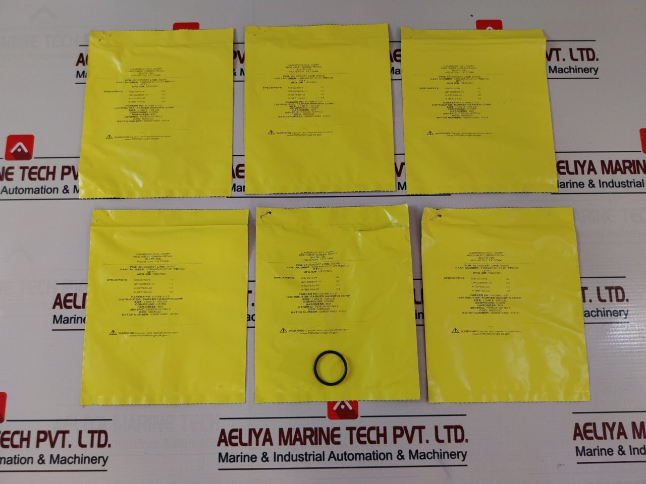 Cameron 2390581-01-99 Seal Ring Repair Kit 2185238-02 Rev 02