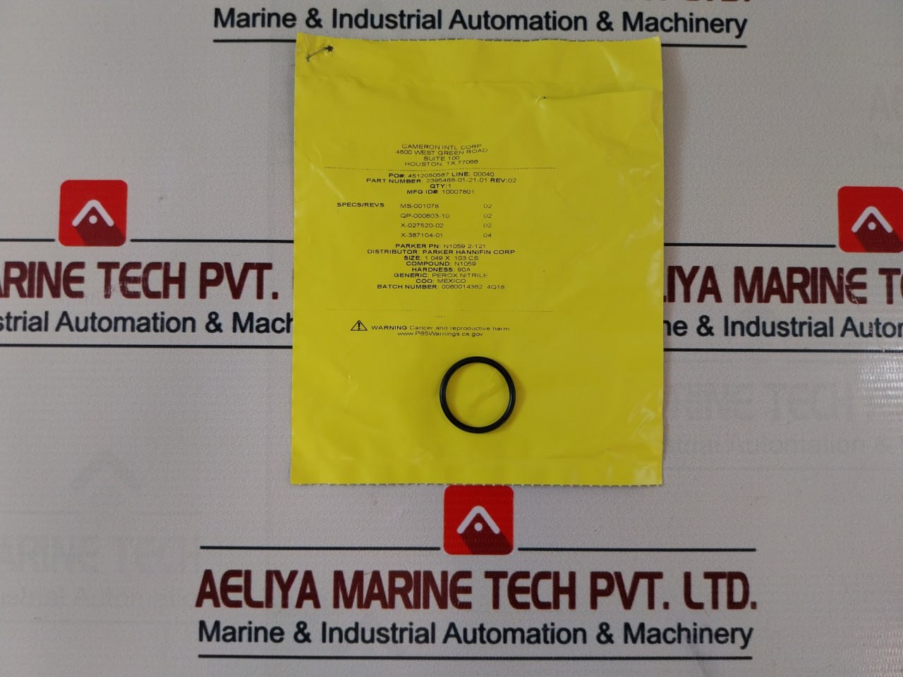 Cameron 2390581-01-99 Seal Ring Repair Kit 2185238-02 Rev 02