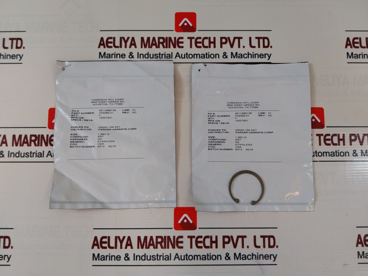 Cameron 2390581-01-99 Seal Ring Repair Kit 2185238-02 Rev 02