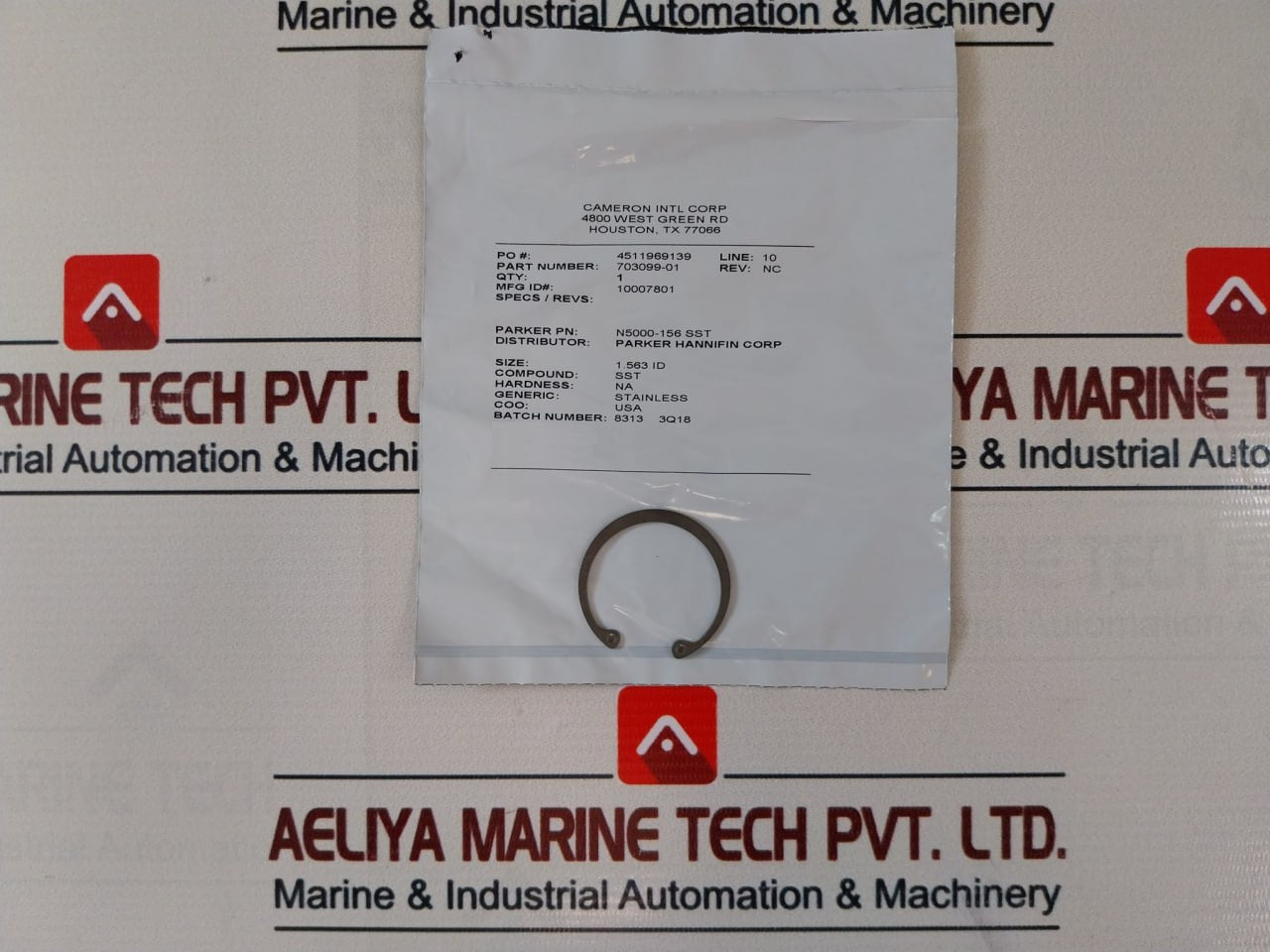 Cameron 2390581-01-99 Seal Ring Repair Kit 2185238-02 Rev 02