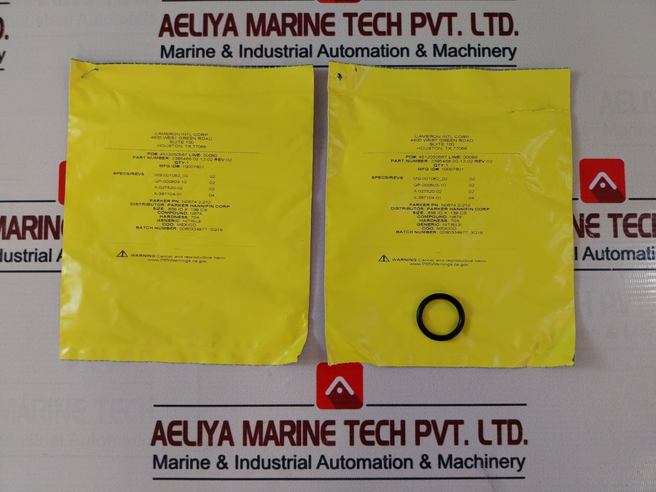 Cameron 2390581-01-99 Seal Ring Repair Kit 2185238-02 Rev 02