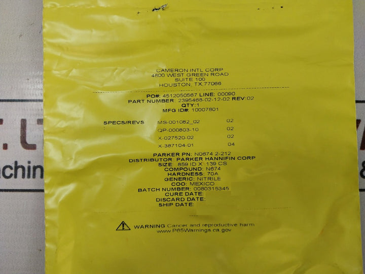 Cameron 2390581-02-99 Repair Kit