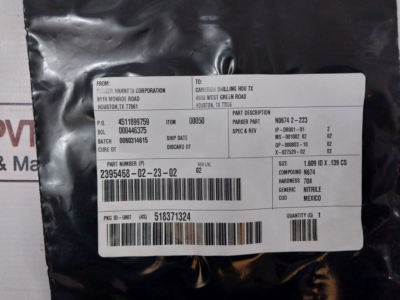 Cameron 2390581-02-99 Repair Kit