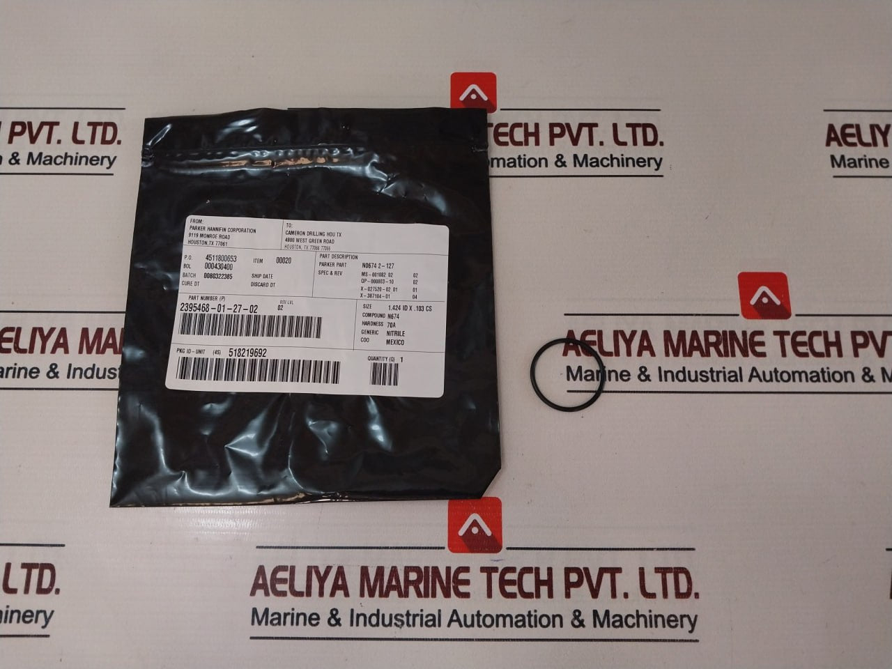 Cameron 2406436-31-88 1/4” Drg Seal Valve Repair Kit 2391050-02