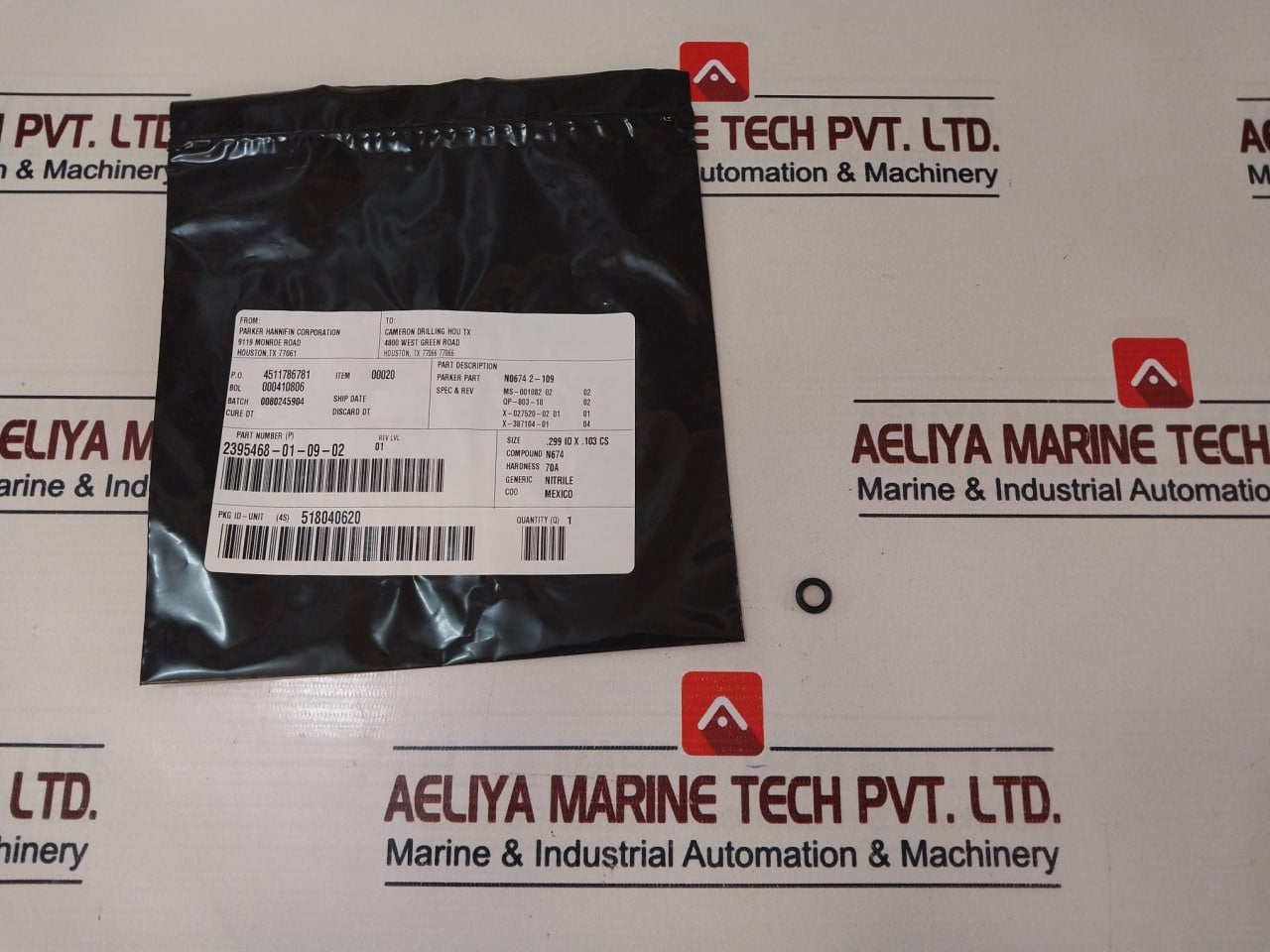 Cameron 2406436-31-88 1/4” Drg Seal Valve Repair Kit 2391050-02