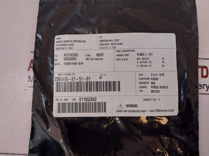 Cameron 2408830-24-01-99 Valve Repair Kit 2408831-01