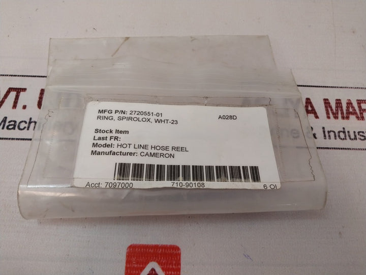 Cameron 2720551-01 Spirolox Ring Wht-23