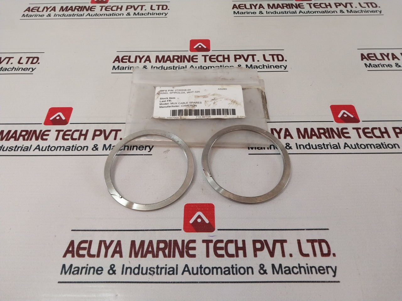 Cameron 2720558-04 Spirolox Ring Wht-325