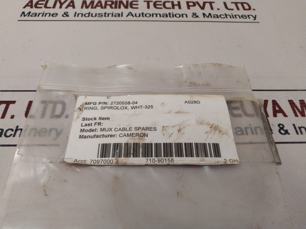 Cameron 2720558-04 Spirolox Ring Wht-325