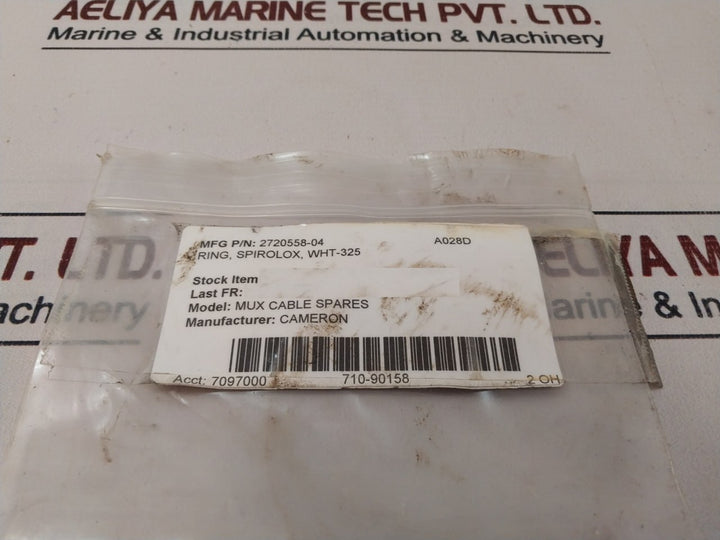 Cameron 2720558-04 Spirolox Ring Wht-325