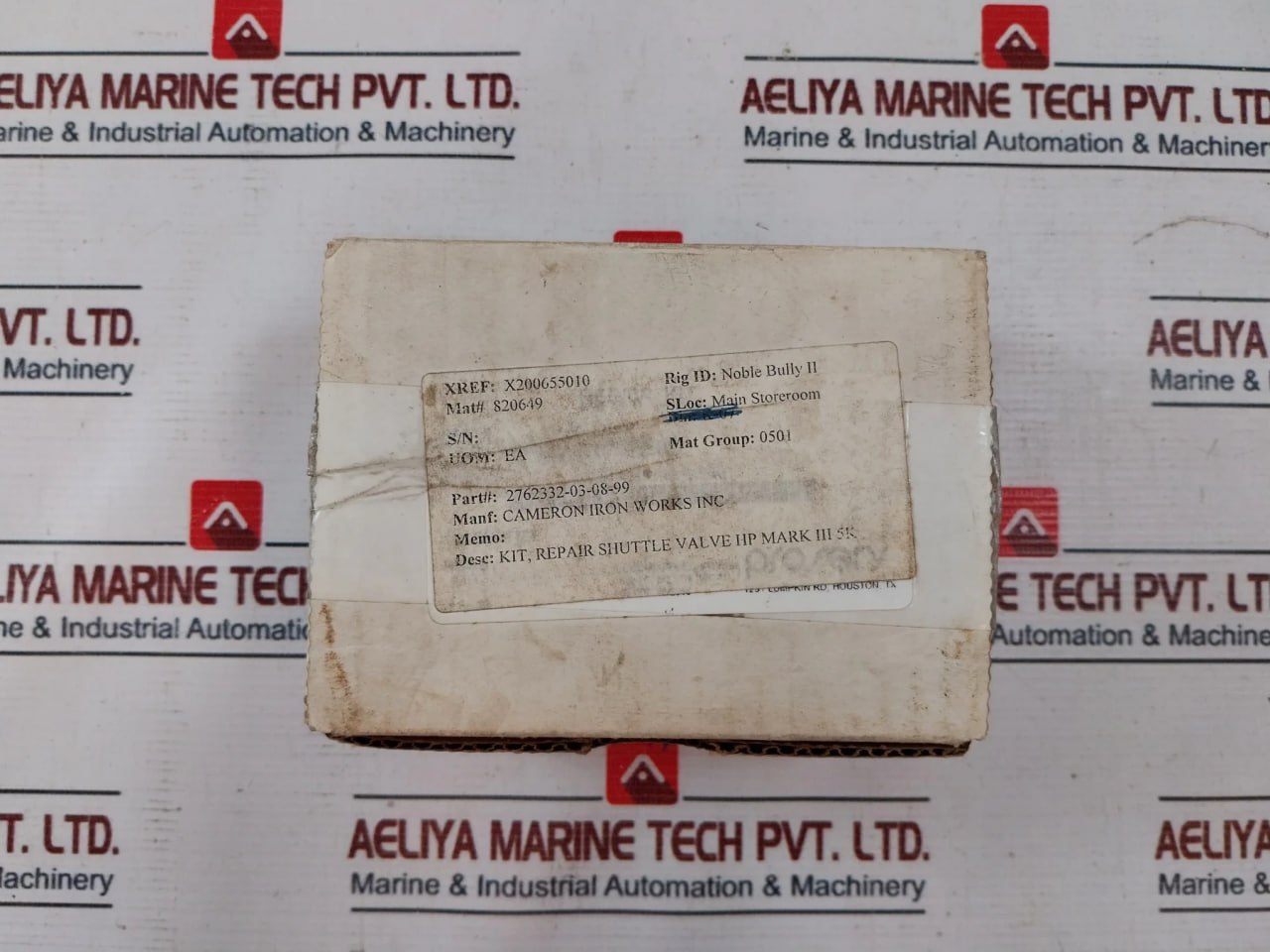 Cameron 2762332-03-08-99 Shuttle O-ring Valve Repair Kit Hp Mark Iii 5K