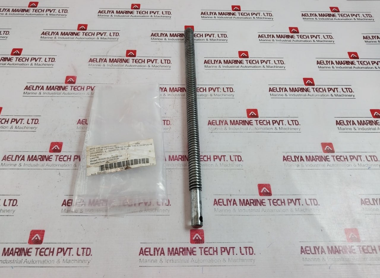 Cameron 615810-01-02 Stud Lifting Plug 75-6-2G Acme Thd X 15.25Inch Lg Pe