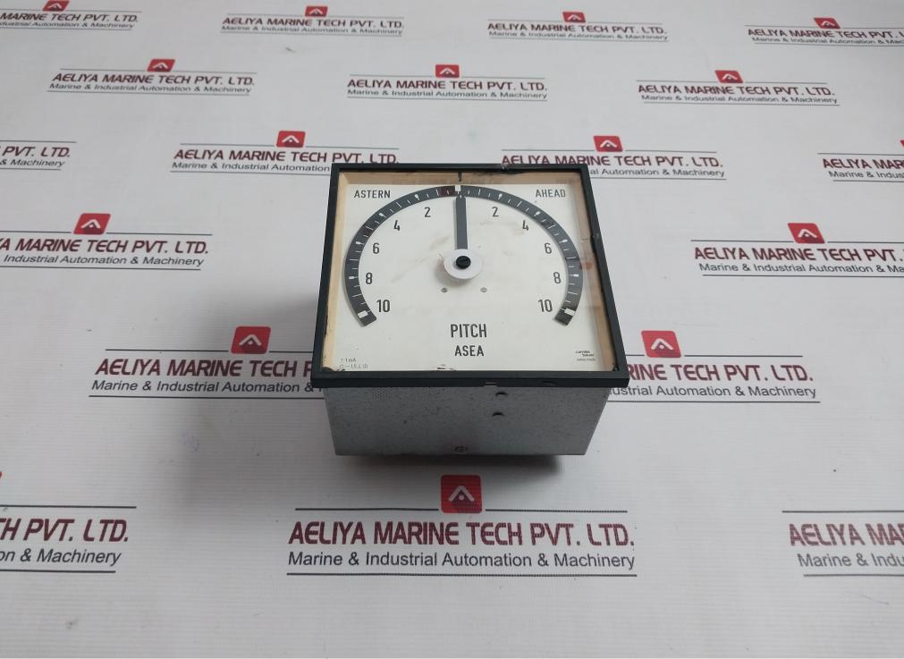 Camille Bauer 10-0-10 Analog Panel Pitch Indicator Meter