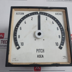 Camille Bauer 10-0-10 Analog Panel Pitch Indicator Meter
