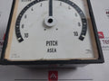Camille Bauer 10-0-10 Analog Panel Pitch Indicator Meter