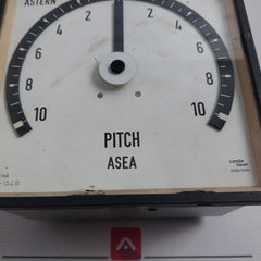Camille Bauer 10-0-10 Analog Panel Pitch Indicator Meter