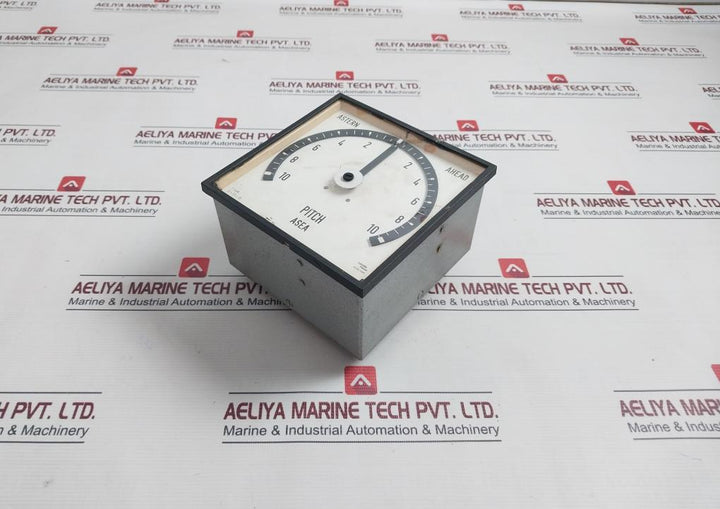 Camille Bauer 10-0-10 Analog Panel Pitch Indicator Meter