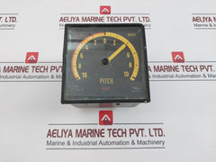 Camille Bauer 10-0-10 Pitch Analog Marine Indicator Meter 1.5 24V