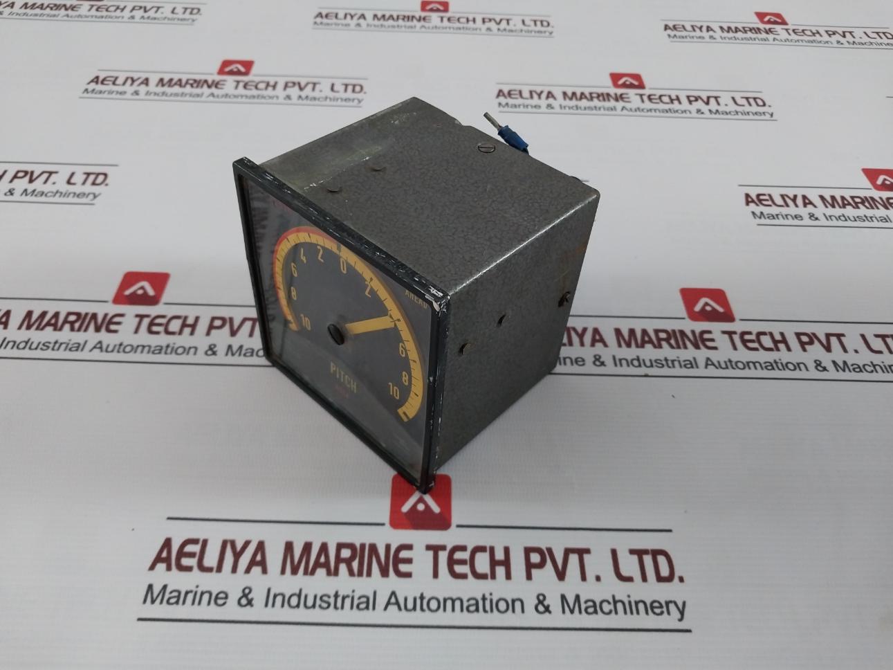 Camille Bauer 10-0-10 Pitch Analog Marine Indicator Meter 1.5 24V