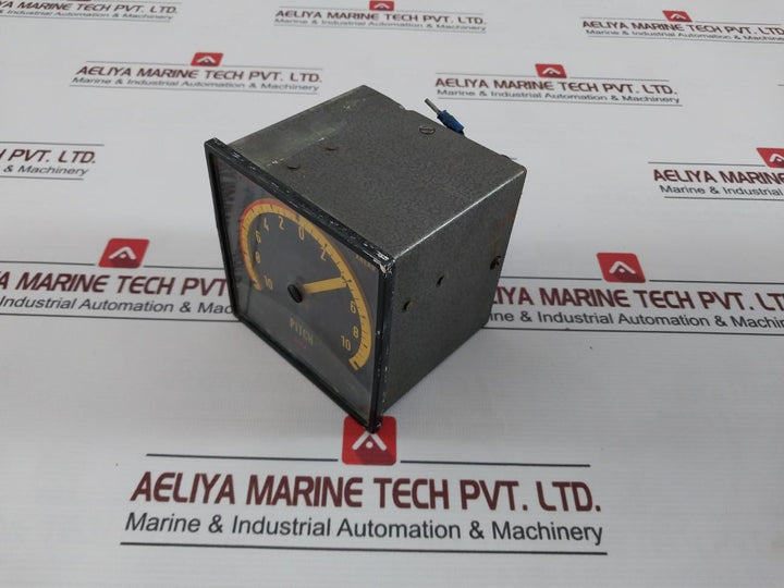 Camille Bauer 10-0-10 Pitch Analog Marine Indicator Meter 1.5 24V