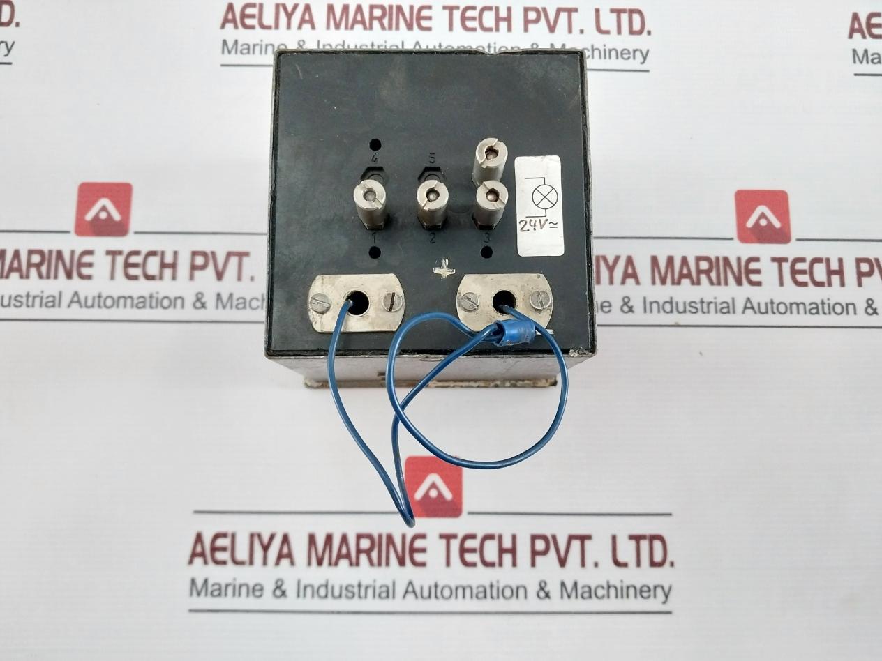 Camille Bauer 10-0-10 Pitch Analog Marine Indicator Meter 1.5 24V