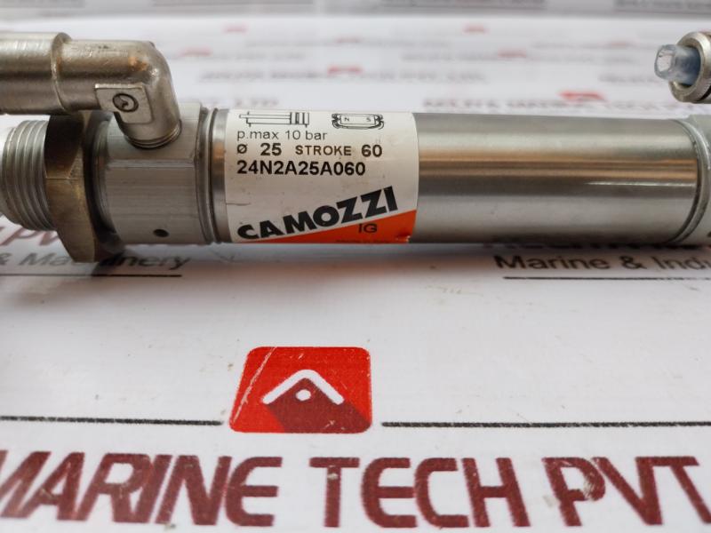 Camozzi 24N2A25A060 Double Acting Magnetic Pneumatic Cylinder