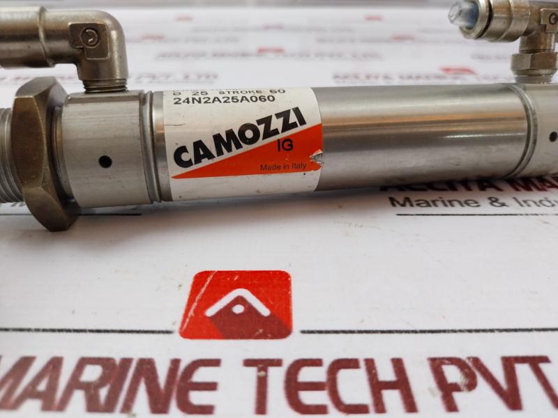 Camozzi 24N2A25A060 Double Acting Magnetic Pneumatic Cylinder