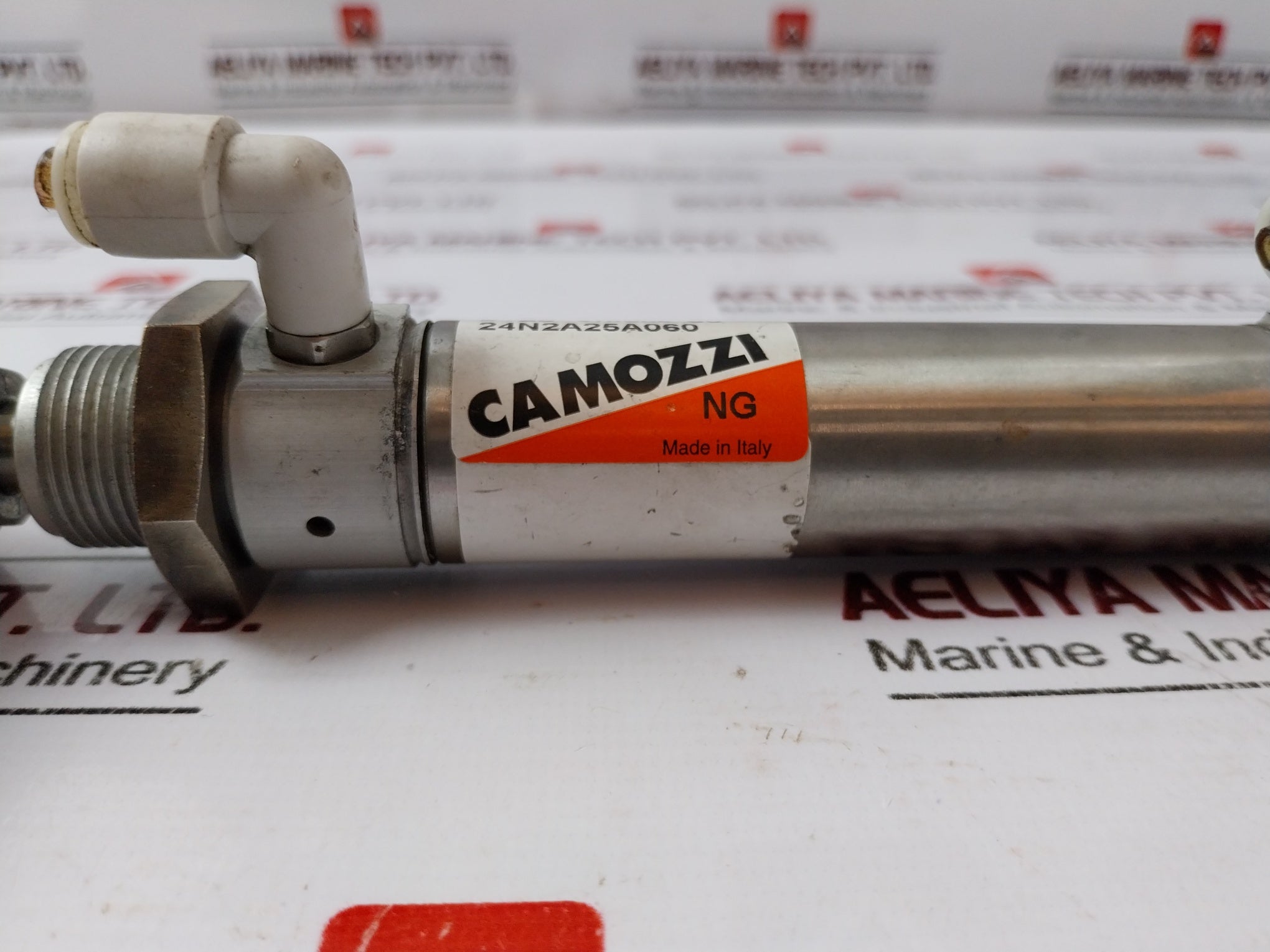 Camozzi 24N2A25A060 Double Acting Magnetic Pneumatic Mini Cylinder Stainless Steel