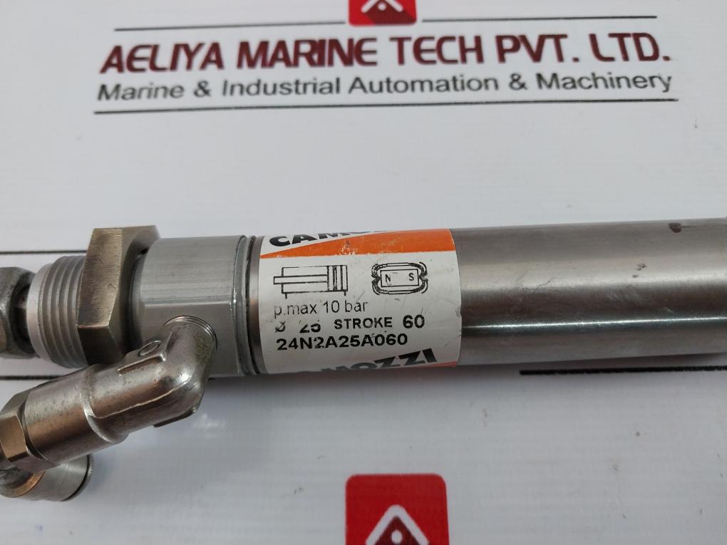 Camozzi 24N2A25A060 Pneumatic Cylinder Stroke 60Mm Max Pressure 10 Bar