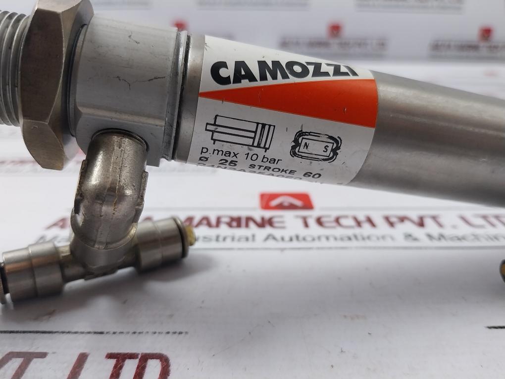 Camozzi 24N2A25A060 Pneumatic Stainless Bore Max Pressure 10 Bar