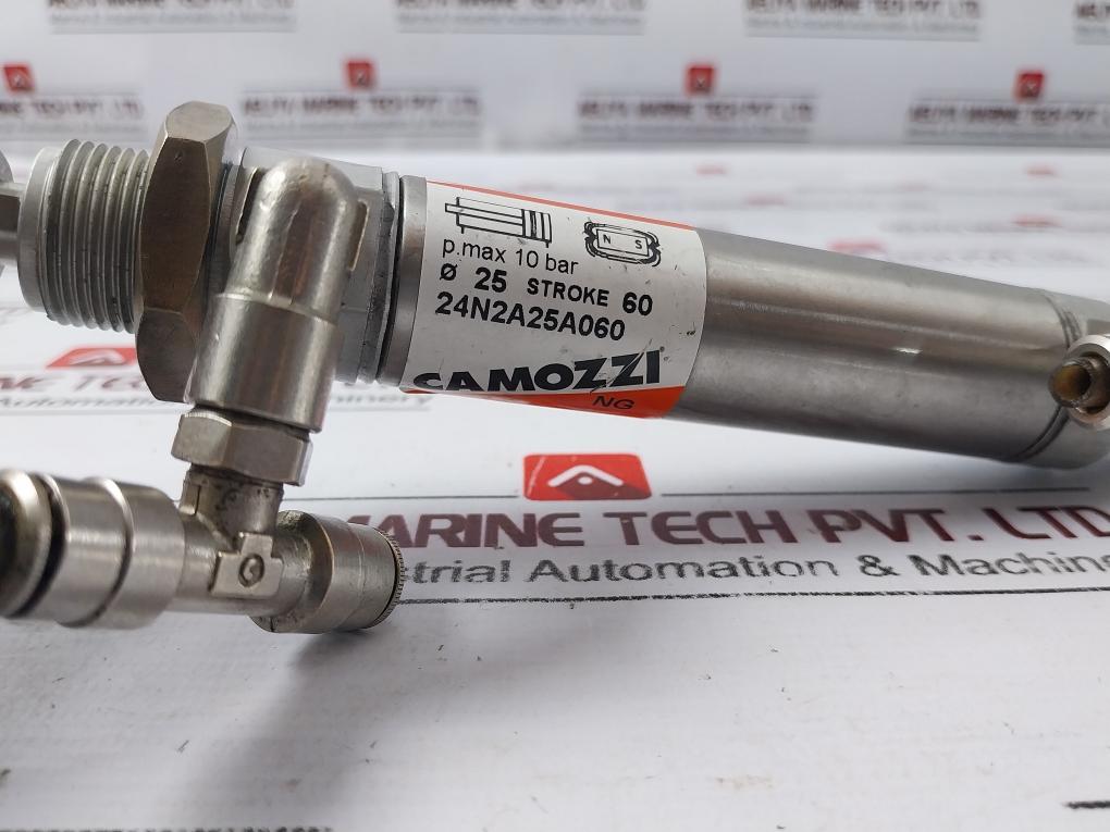 Camozzi 24N2A25A060 Pneumatic Stainless Bore Max Pressure 10 Bar