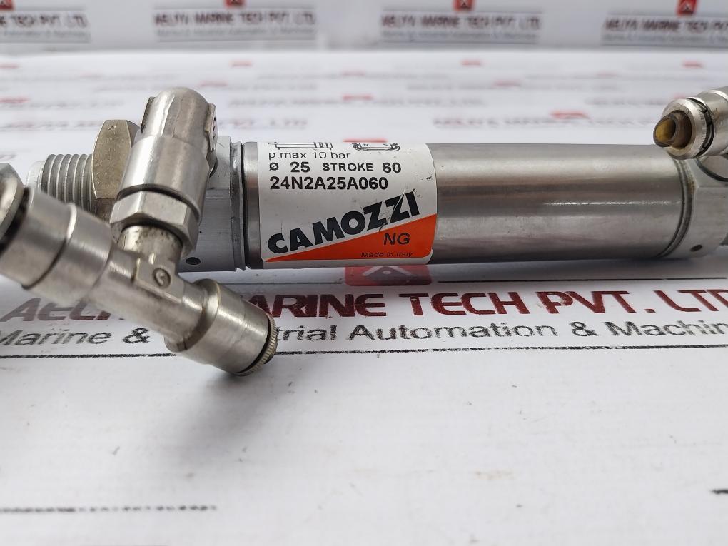 Camozzi 24N2A25A060 Pneumatic Stainless Bore Max Pressure 10 Bar