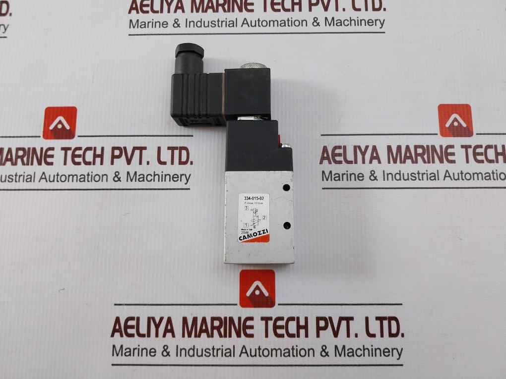 Camozzi 334-015-02 Solenoid Valve 10 Bar 48v 50/60hz 25w