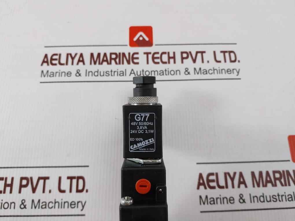 Camozzi 334-015-02 Solenoid Valve 10 Bar 48v 50/60hz 25w