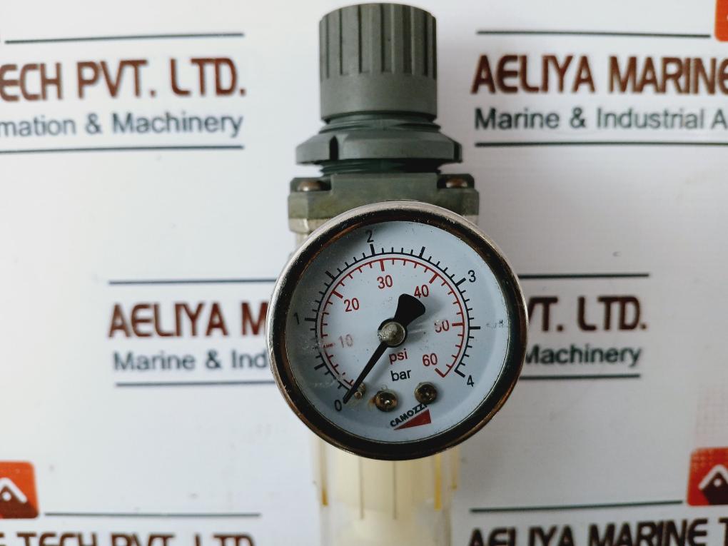 Camozzi N204-d00 Pneumatic Filter Regulator 0-4 Bar, 0-60 Psi