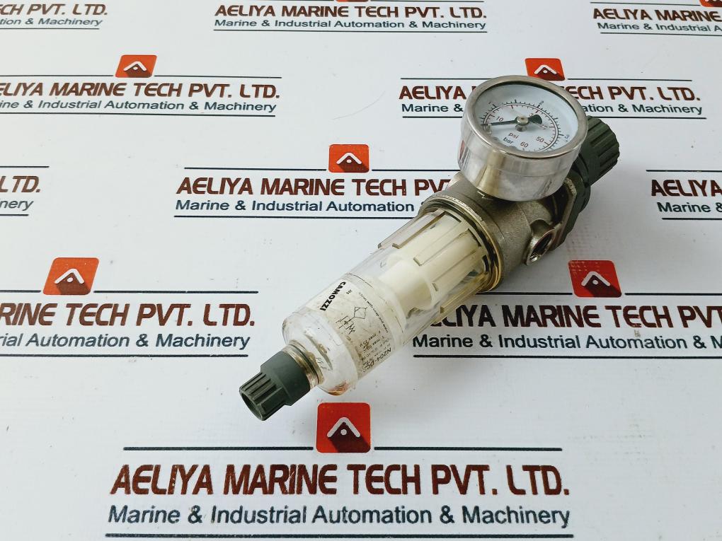 Camozzi N204-d00 Pneumatic Filter Regulator 0-4 Bar, 0-60 Psi