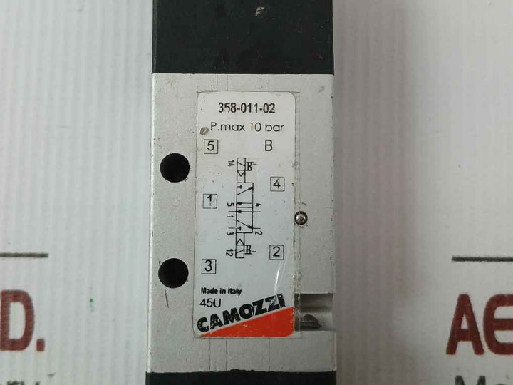 Camozzi Pneumatic Solenoid Valve P. Max-10 Bar 358-011-02
