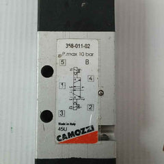 Camozzi Pneumatic Solenoid Valve P. Max-10 Bar 358-011-02